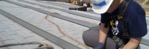 Women on the roof at a Women in Solar installation