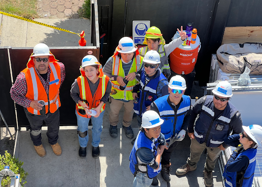 Solar installation crew